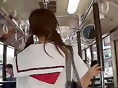 Japanese - Groped Bus bukkake