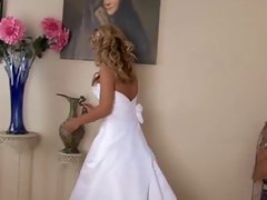 blonde bride takes a fucking