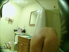 wife caught doing laundry then shower