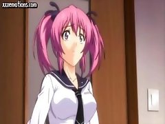 Busty young animated redhead gets probed and fingered by the nasty doctor