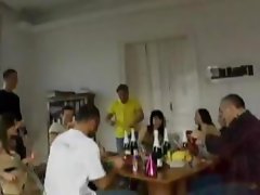 Romanian Sex Party with these hot babes getting hot bodies played