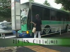 Busty Milf Hitomi Tanaka Groped By Everyboy In the Bus