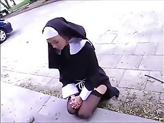 Young Nun goes to Confession