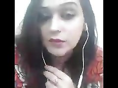 Pakistani girl on skype