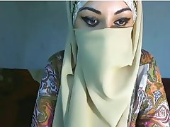 Beautiful Hot Arab Babe Hijabi Slut Flashing Tits