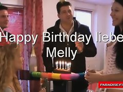 Birthday GroupSex party going wild and horny