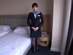 Real Flight Attendant Room Service 3of5 censored ctoan