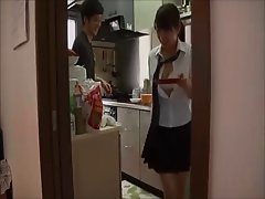Japanese young sister runs the   (part 1)
