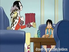 One Piece Hentai - Boa seduces Luffy