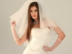 Artistic sexy wedding dress