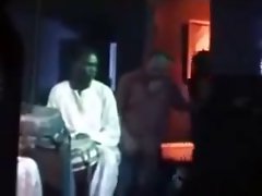 African girls dancing in a club