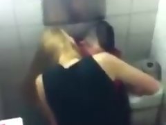 Easy Fuck in college toilet while friends laughing