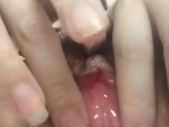 Chinese Girl Rubbing Her Clitoris