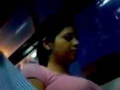 Candid Latina Busty Bouncing Boobs on Bus
