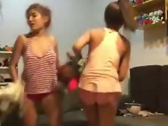 Asian happy dance