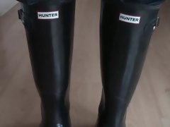 Rubber Hunter Boots Fetish