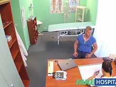 FakeHospital Nurse gets a mouthful of cum
