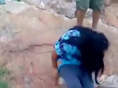Indian couple caught red handed having sex outdoor