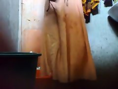 Young Bangladesh guy keep a hidden cam in bathroom before
