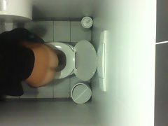 Girl real voyeur bathroom