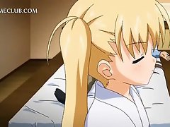 Sweet anime sex dolls cunt fucked in hot threesome