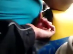Amazing Amateur Groped Bigtits in bus Public