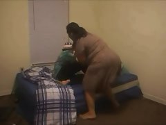 Milf yelling at her dum ass son