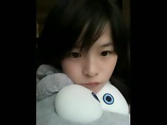 Chinese girl shows pussy