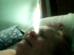 Sucked grandmother as she finishes