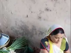 Sexy Indian Vegetable Vendor Spy