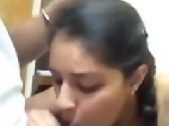 Sri Lankan Girlfriend Giving Blowjob