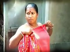 Indian Village Woman Caught Changing