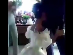 Real Life Bride Blowjob on Her Wedding in front of Everybody