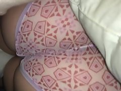 Caught wife  with see thru panties