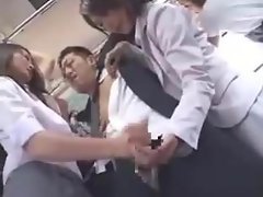 # Asians Give HJ on Bus (censored)