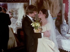 gloved handjob vintage wedding scene