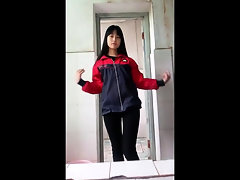 Really Beautiful Chinese girl's strip dance part-1