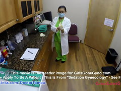 Lainey’s Knock Out Gyno Exam With Doctor From Tampa & Nurse Lilith Rose