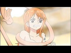 One Piece Hentai - Luffy heats up Nami